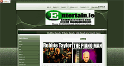 Desktop Screenshot of entertain.ie